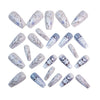 12 Sizes-24 Pcs Press On Nails Y1651