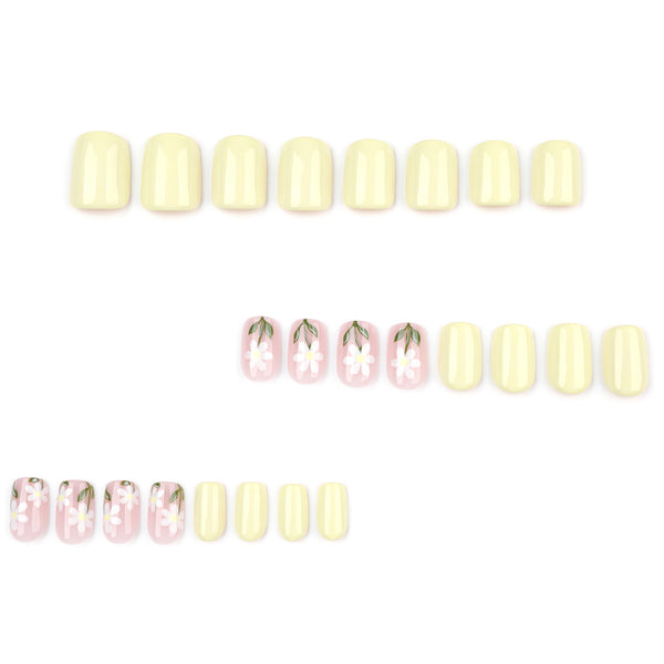 12 Sizes-24 Pcs Press On Nails JP3921