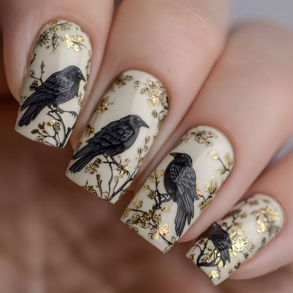 12 Sizes-24 Pcs Press On Nails Y1864