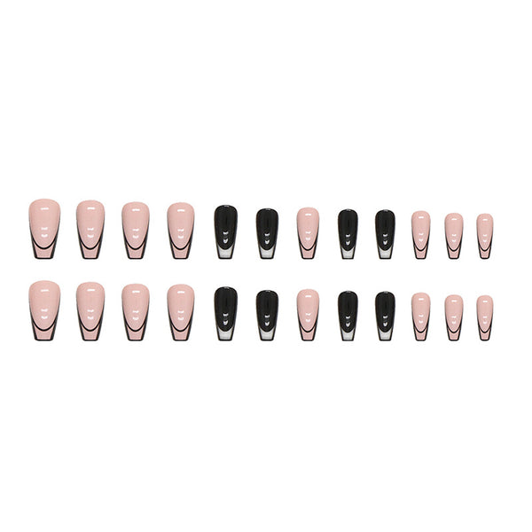 12 Sizes-24 Pcs Press On Nails W440