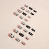 12 Sizes-24 Pcs Press On Nails R824