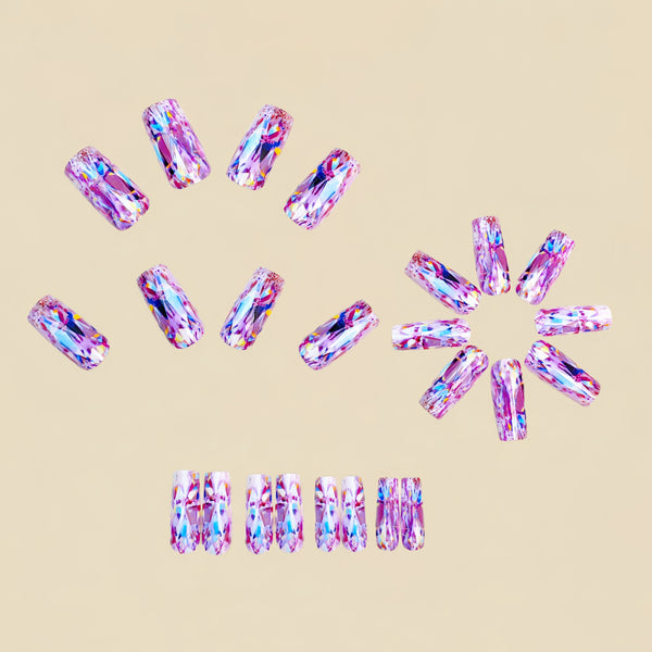12 Sizes-24 Pcs Press On Nails Y1881