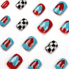 12 Sizes-24 Pcs Press On Nails JP1495