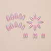 12 Sizes-24 Pcs Press On Nails W1675