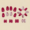 12 Sizes-24 Pcs Press On Nails Y1531