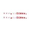 12 Sizes-24 Pcs Press On Nails K019