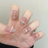 12 Sizes-24 Pcs Press On Nails MY017