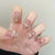 12 Sizes-24 Pcs Press On Nails MY017