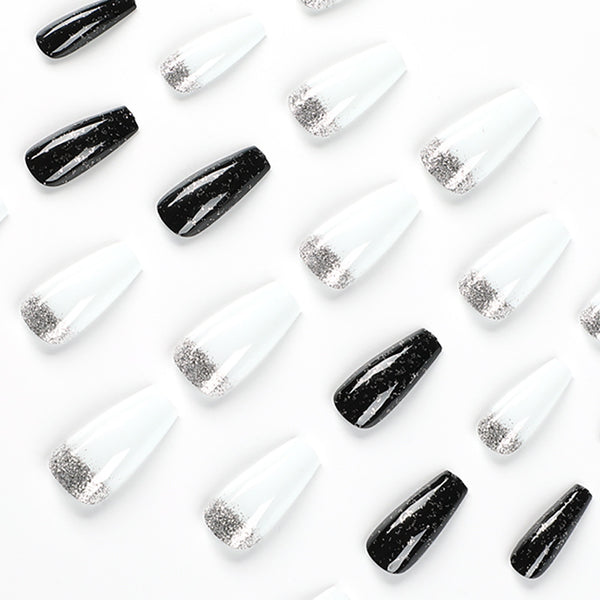 12 Sizes-24 Pcs Press On Nails JP2222