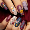 12 Sizes-24 Pcs Press On Nails Y030