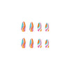 12 Sizes-24 Pcs Press On Nails W106