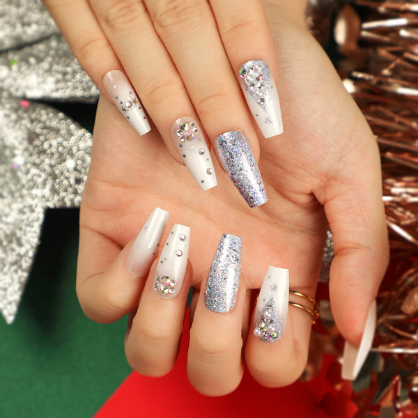 12 Sizes-24 Pcs Press On Nails JP2779