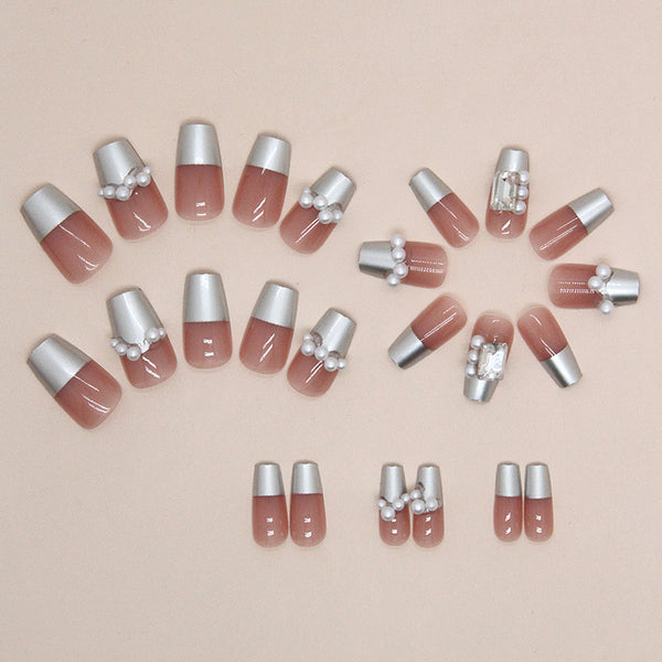 12 Sizes-24 Pcs Press On Nails Z807