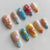 12 Sizes-24 Pcs Press On Nails JP3900