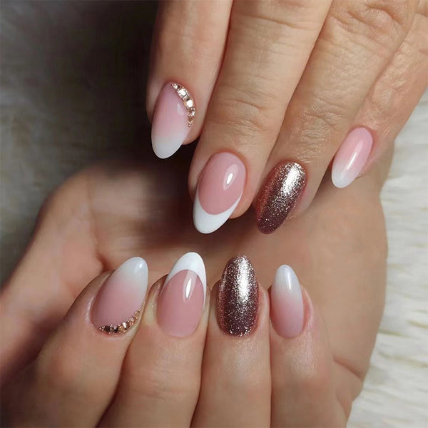 12 Sizes-24 Pcs Press On Nails JP2264