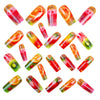 12 Sizes-24 Pcs Press On Nails Y1721