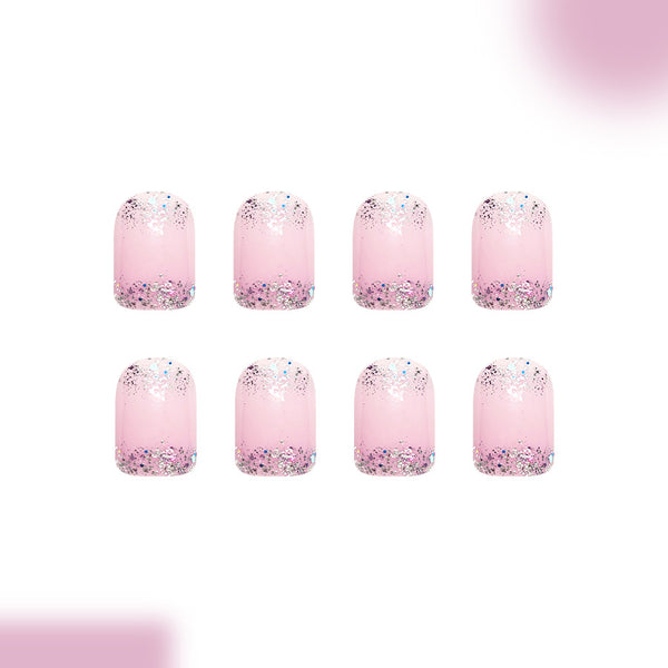 12 Sizes-24 Pcs Press On Nails C1246