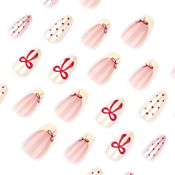 12 Sizes-24 Pcs Press On Nails JP4282