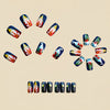 12 Sizes-24 Pcs Press On Nails Y1253
