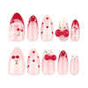 12 Sizes-24 Pcs Press On Nails JP4000