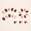 12 Sizes-24 Pcs Press On Nails R727