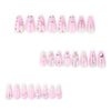 12 Sizes-24 Pcs Press On Nails JP3753
