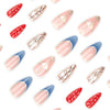 12 Sizes-24 Pcs Press On Nails JP3303