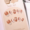 12 Sizes-24 Pcs Press On Nails JL0669