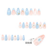 12 Sizes-24 Pcs Press On Nails JP3720