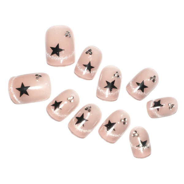 12 Sizes-24 Pcs Press On Nails SP100