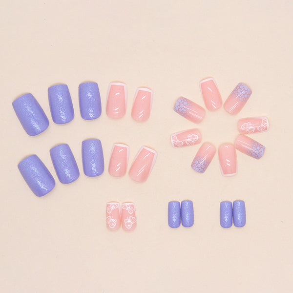 12 Sizes-24 Pcs Press On Nails W575