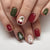 12 Sizes-24 Pcs Press On Nails C054
