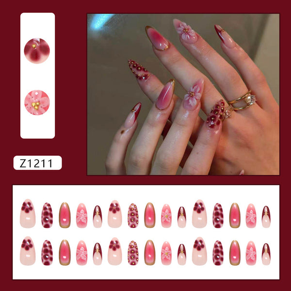 30 Pcs Press On Nails Z1211
