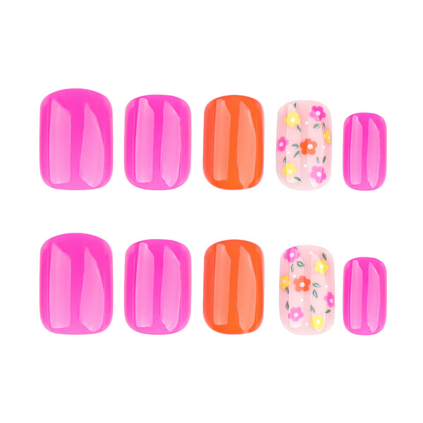 12 Sizes-24 Pcs Press On Nails JP3616