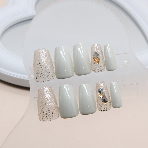 12 Sizes-24 Pcs Press On Nails Z836