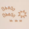 12 Sizes-24 Pcs Press On Nails W612