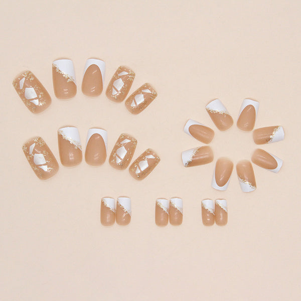 12 Sizes-24 Pcs Press On Nails W612