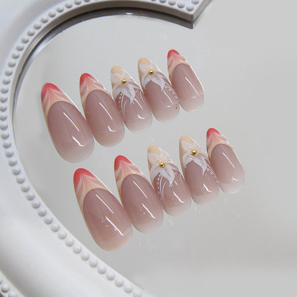 12 Sizes-24 Pcs Press On Nails Z903