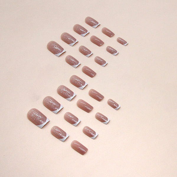 12 Sizes-24 Pcs Press On Nails W1180