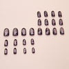 12 Sizes-24 Pcs Press On Nails W1818