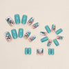 12 Sizes-24 Pcs Press On Nails W713