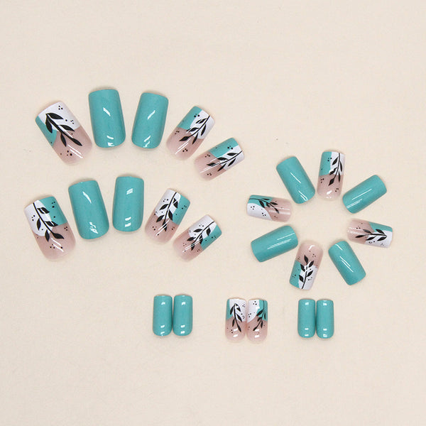 12 Sizes-24 Pcs Press On Nails W713