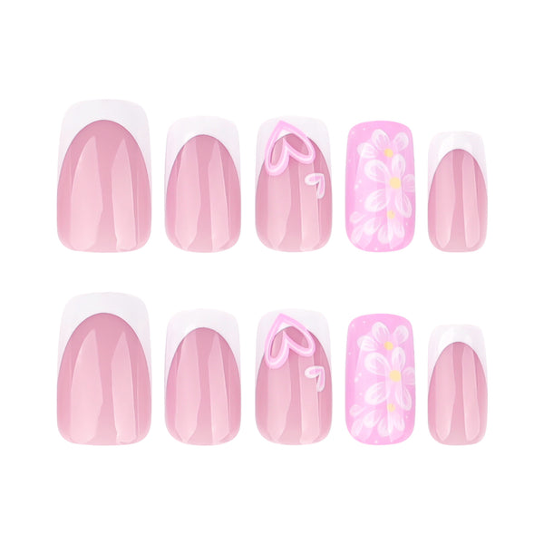 12 Sizes-24 Pcs Press On Nails JP3772