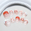 12 Sizes-24 Pcs Press On Nails K028
