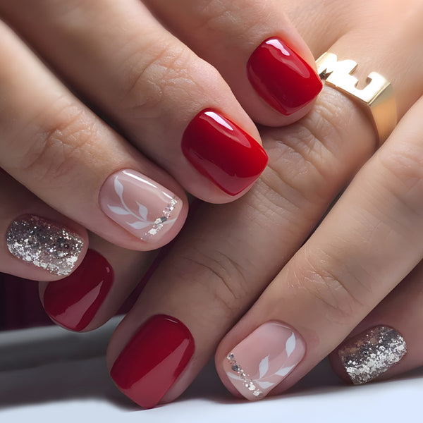 Glossy Medium Press on Nails