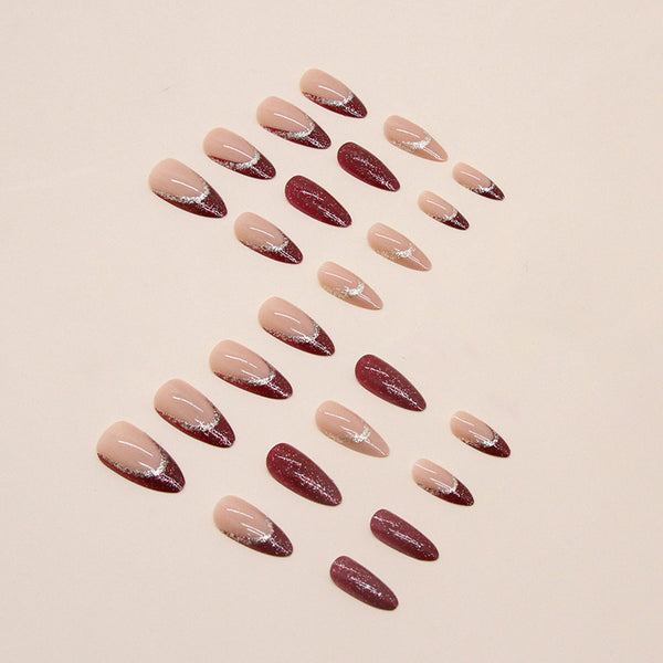 12 Sizes-24 Pcs Press On Nails W464