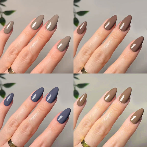 12 Sizes-24 Pcs Press On Nails JP2997