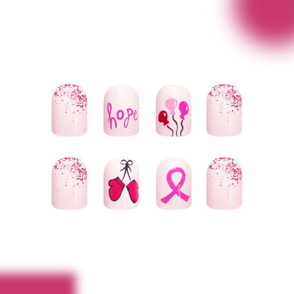 12 Sizes-24 Pcs Press On Nails C1217