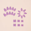 12 Sizes-24 Pcs Press On Nails W1610
