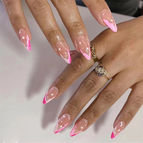 12 Sizes-24 Pcs Press On Nails JP1600